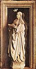 Jan Van Eyck Famous Paintings - Annunciation